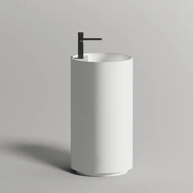 Salini Armonia TOP 201 Раковина напольная 47х47х87cмcм., с 1 отв., донный клапан 