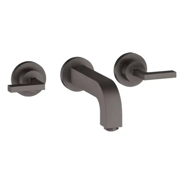 Axor Citterio Смеситель для раковины, встраиваемый, излив: 16.2см., ручка: рычаг, цвет: шлифованный черный хром