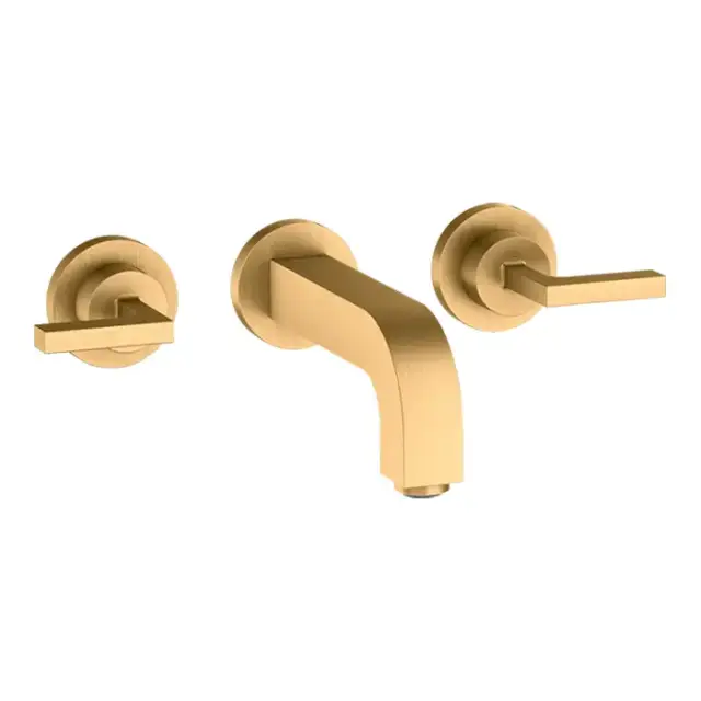 Axor Citterio Смеситель для раковины, встраиваемый, излив: 16.2см., ручка: рычаг, цвет: шлифованная медь