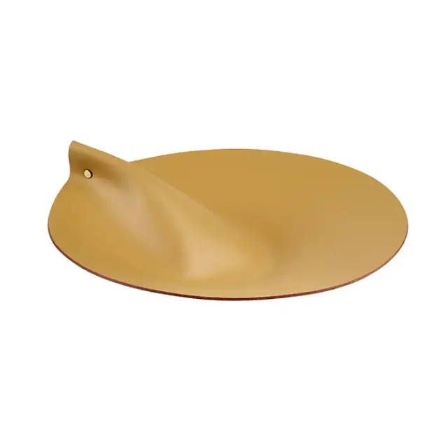 ADJ Крышка для корзины для белья, D33 см., цвет: горчичный/оливковый