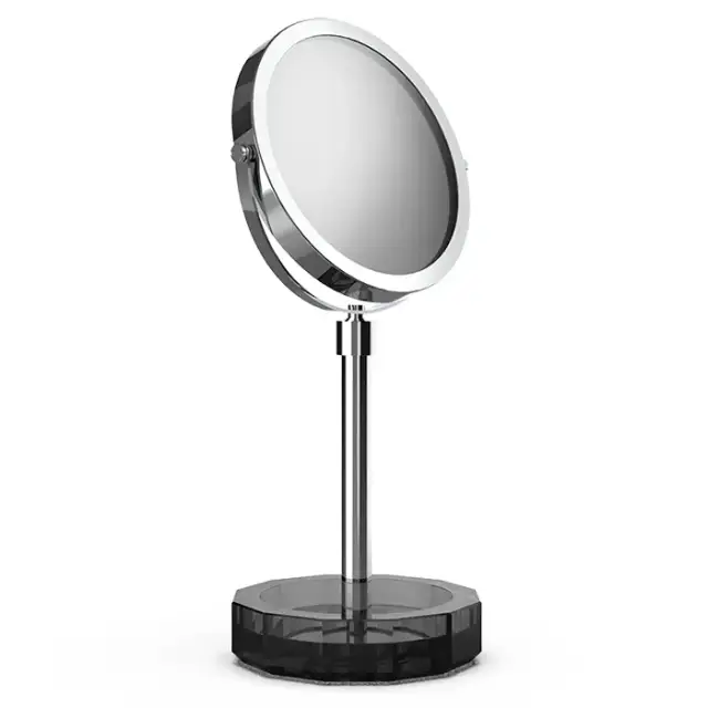 Decor Walther KR KSA Kristall Зеркало косметическое, настольное, цвет: антрацит/хром