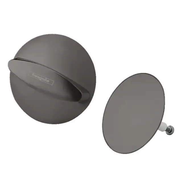 Hansgrohe Flexaplus Накладки для слив-перелива, цвет: шлифованный черный хром