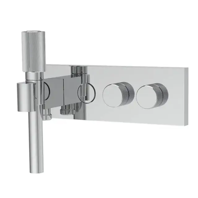 Fima Carlo Frattini Switch ON Смеситель для душа, встраиваемый, с ручным душем и переключателем на 2 выхода, цвет: хром