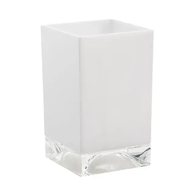 Laufen Kartell Стакан 7х7х12см., настольный, пластик, цвет: плотный белый