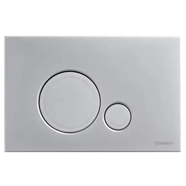 Duravit DuraSystem Beta 120 Клавиша смыва для унитаза, пластик, хром матовый
