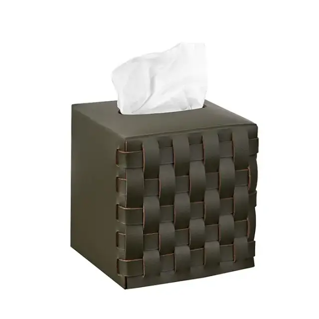 ADJ Салфетница Bottega, 12х12хH12 см., цвет: оливковый/горчичный