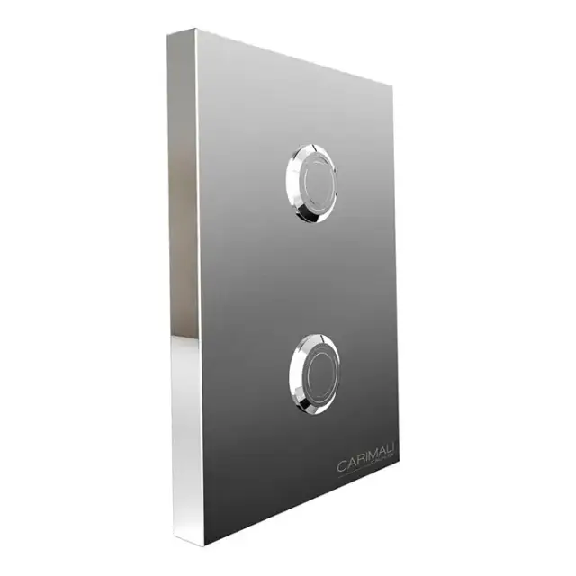 Carimali MyDream Переключатель c 2 кнопками для хромотерапии и белого цвета, цвет: хром