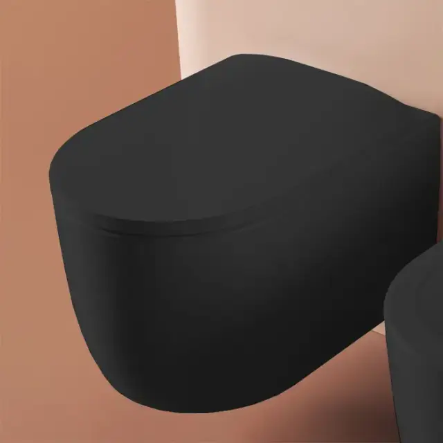 Artceram Monet Унитаз подвесной Rimless 36х52см., цвет: черный матовый