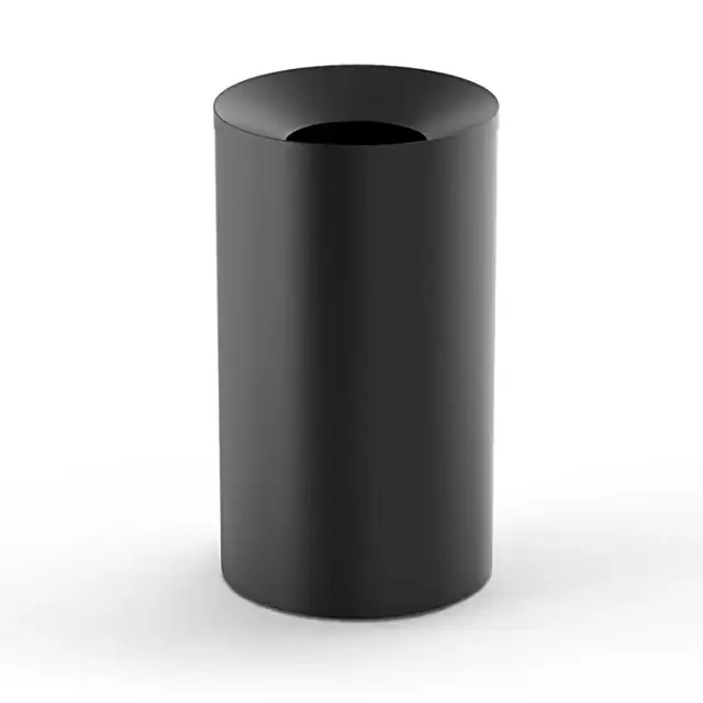 Decor Walther DW 240 Ведро для мусора, напольное, цвет: черный матовый