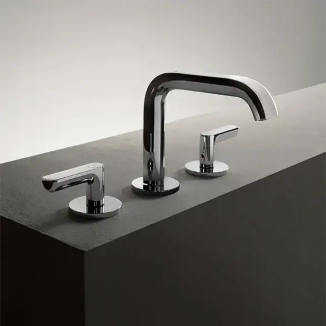 Fantini Icona Deco Смеситель для раковины, 3 отверстия, цвет: хром