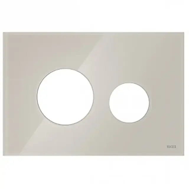 TECE TECEloop Лицевая панель клавиши смыва для унитаза, цвет: стекло светло-бежевое