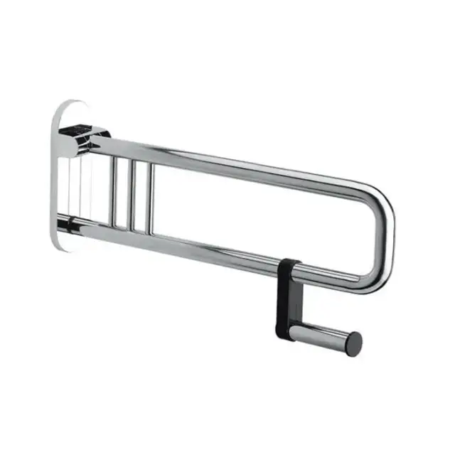 Colombo Complementi Поручень для инвалидов, 65см, с держателем для т/б., цвет: хром