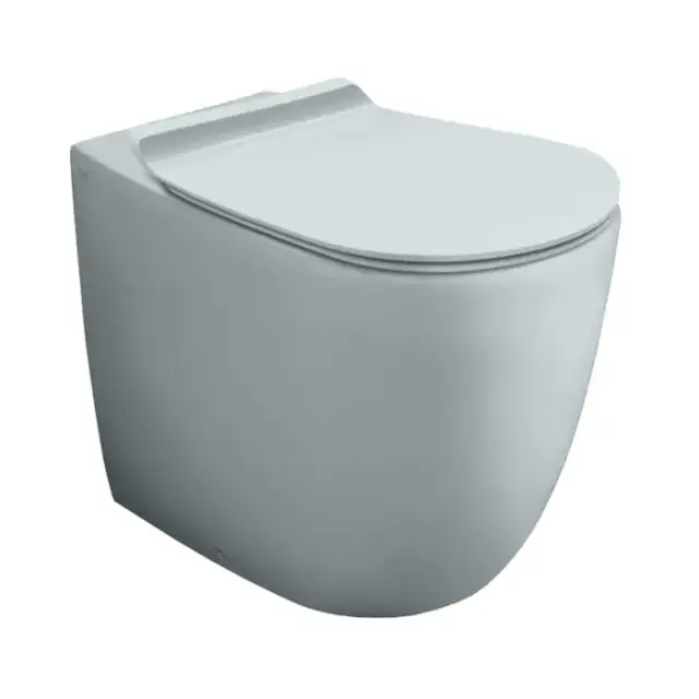 Simas Vignoni Унитаз приставной 56х36.5см., Rimless, с универсальным сливом, цвет: Tela matt