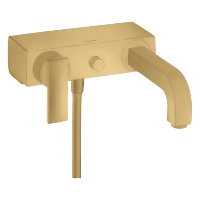 Axor Citterio Смеситель для ванны, настенный, цвет: шлифованное золото