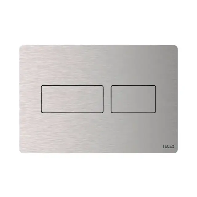 TeceSolid Панель смыва с двойной системой смыва для унитаза, цвет: Нержавеющая сталь