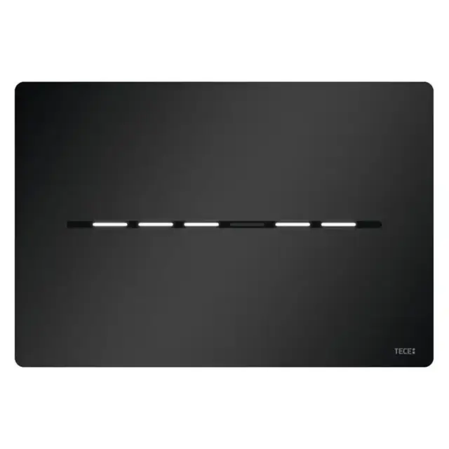 TECEsolid Панель смыва для унитаза, бесконтактная, 6В, цвет: черный матовый