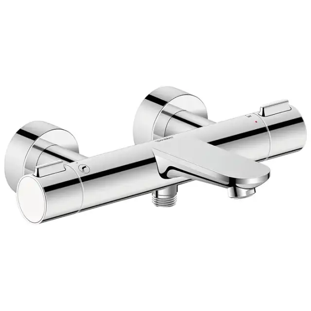 Duravit Wave Смеситель для ванны, настенный, термостатический, цвет: хром