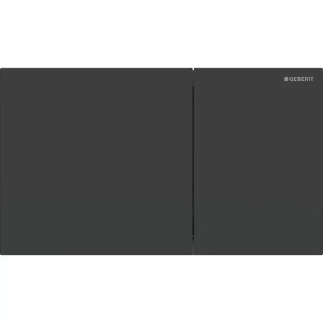 Geberit Sigma70 Клавиша для двойного смыва, квадратная: Черный матовый