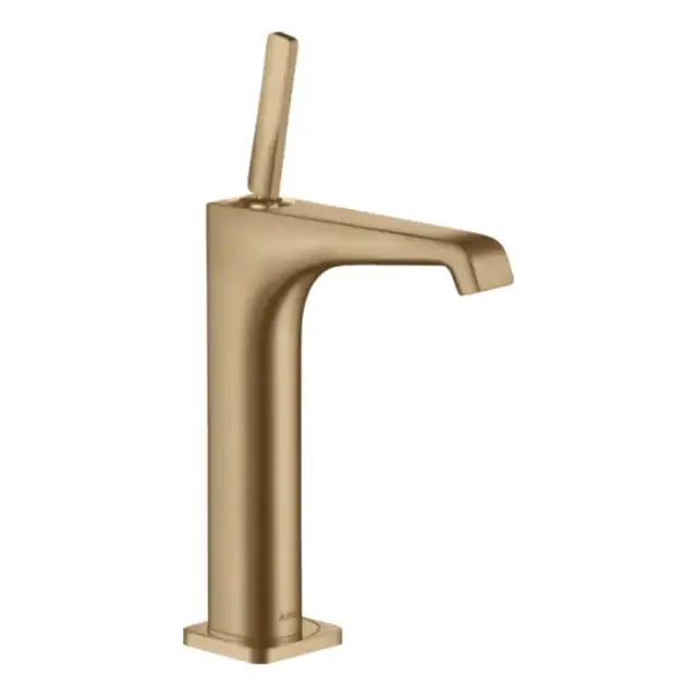 Axor Citterio E Смеситель для раковины 190, на 1 отв., высокий, цвет: шлифованная бронза