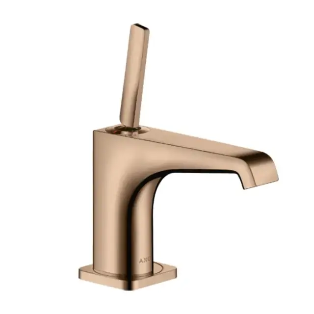 Axor Citterio E Смеситель для раковины 90, на 1 отв., цвет: полированное красное золото