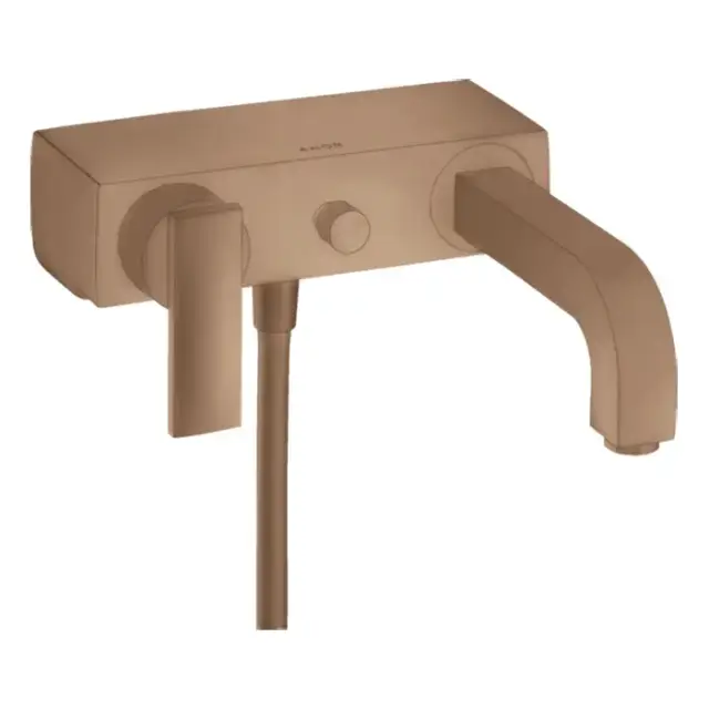 Axor Citterio Смеситель для ванны, настенный, цвет: шлифованное красное золото