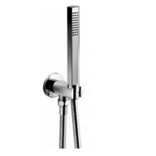 Fantini Venezia Душевой набор: ручная лейка VENEZIA, шланг 150 см, держатель для ручной лейки, цвет: хром