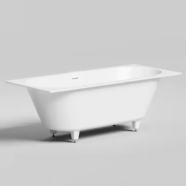 Salini Ornella Axis 180 Kit Встраиваемая ванна 180х80х60см, прямоугольная, материал: S-Sense, донный клапан 