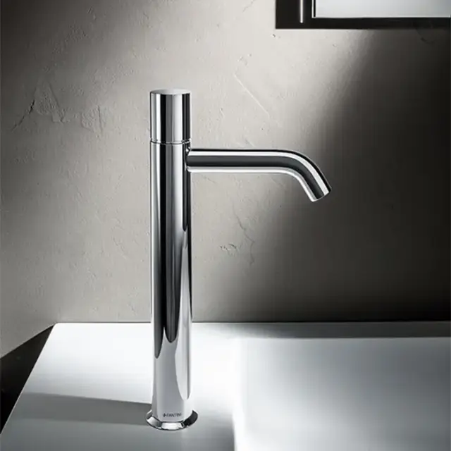 Fantini Nostromo Смеситель для раковины, 1 отверстие, высокий излив, цвет: хром