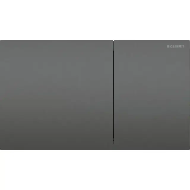 Geberit Sigma70 Клавиша для двойного смыва, квадратная: Хромированный черный