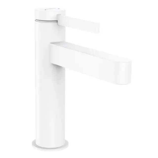 Hansgrohe Finoris Смеситель для раковины, 1 отв., с донным клапаном, цвет: белый матовый