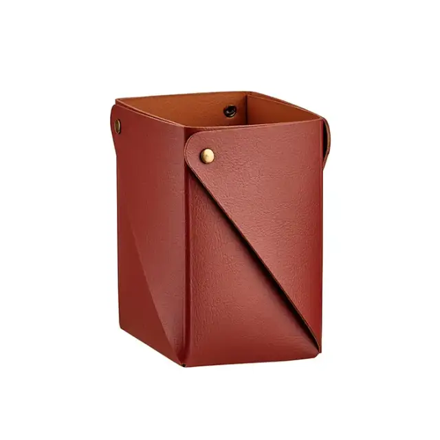 ADJ Стаканчик, 8x8xH10,5 см., цвет: бордо/коньяк