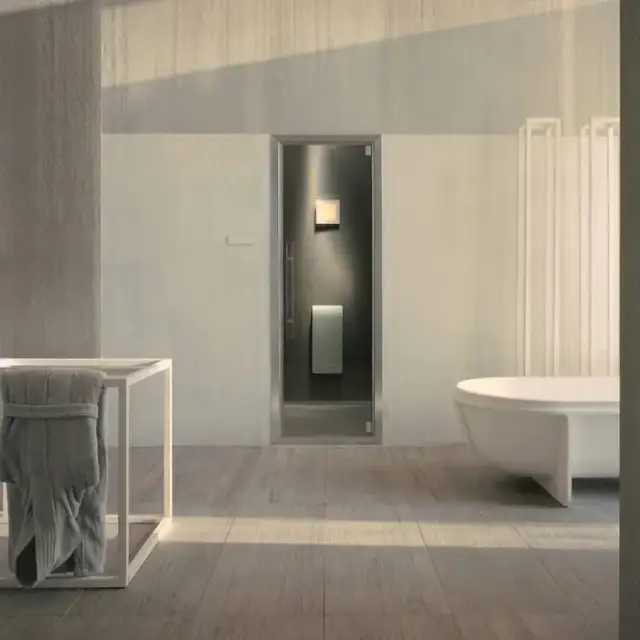 Effegibi Easysteam Smart 45 Парогенератор 42x11x64см, с гидроизоляционным матом Schlüter, производительность пара: 6.6 кг/час, цвет: RAL 9003