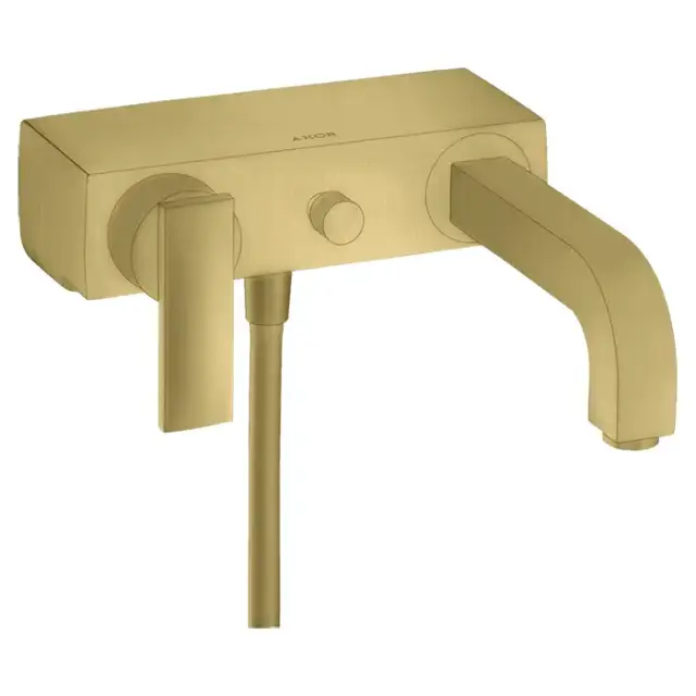 Axor Citterio Смеситель для ванны, настенный, цвет: шлифованная медь