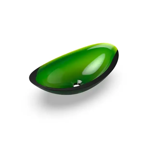 Knief Charm Shape Раковина накладная 58.1x33.1x16.9см, без отв., из полимерного материала, цвет:  Aventurin # 080