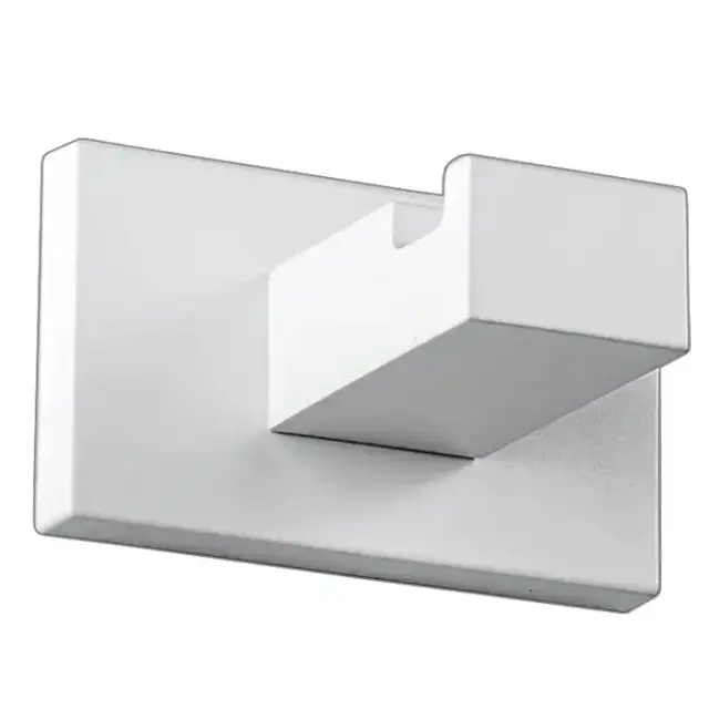 Colombo Look Крючок одинарный LC27, цвет: белый матовый