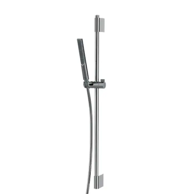 Bossini Apice Комплект для душа с штангой, ручным душем Slim и шлангом 1500 мм., цвет: хром