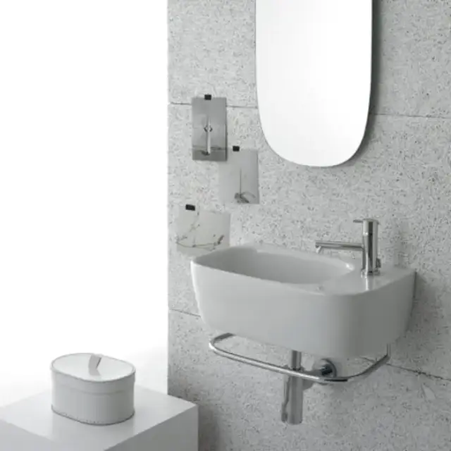 Globo Genesis Раковина 50х30х15 см, без отв., подвесная, цвет: белый