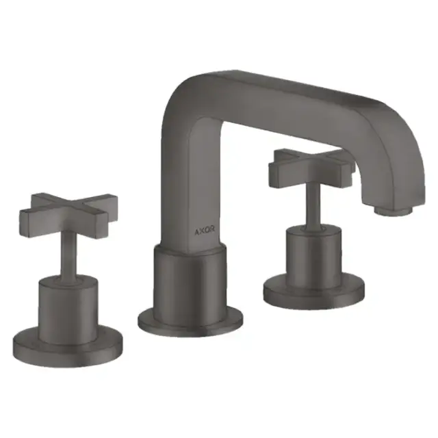 Axor Citterio Смеситель на борт ванны, на 3 отв., цвет: шлифованный черный хром