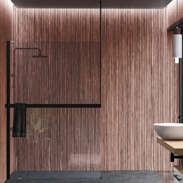 Novellini Kuadra H Душевое ограждение 160х200cм., с свободным входом, Sx, с потолочн кронштейн, с полотенцедержателем, стекло прозрачное, цвет: черный матовый