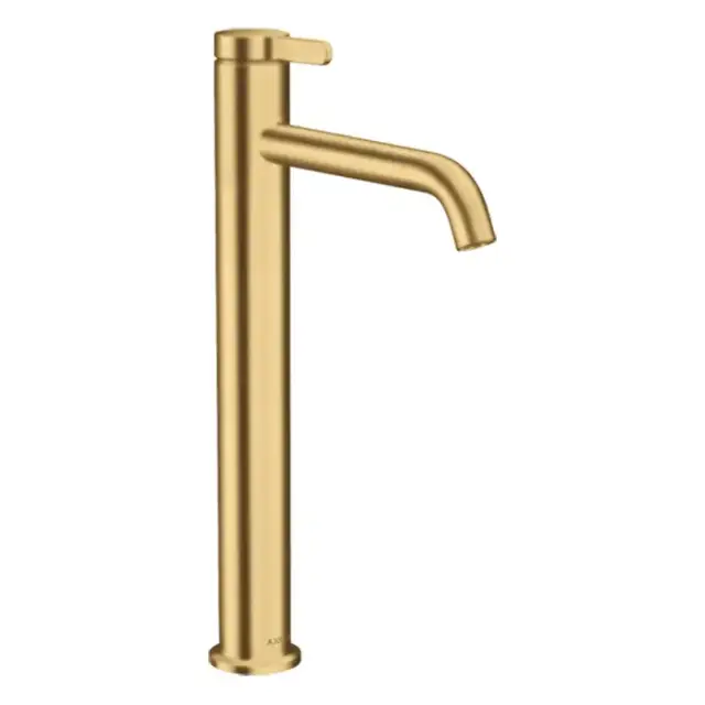 Axor One Смеситель для раковины 260, на 1 отв., высокий, цвет:  шлифованное золото