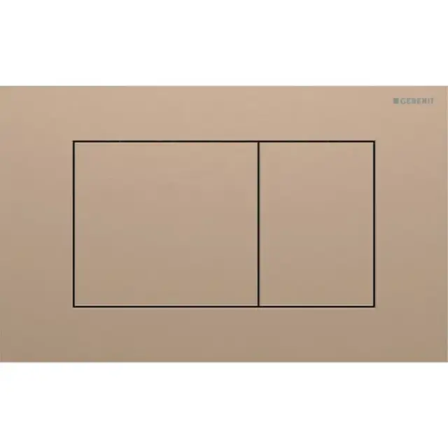 Geberit Sigma40 Клавиша для двойного смыва, квадратная: Красное золото