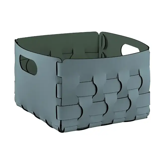 ADJ Корзинка Dubai, 25x25xH20 см., цвет: небесный/эвкалипт