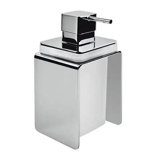 Colombo Forever Дозатор для жидкого мыла, настольный, цвет: хром/матовое стекло