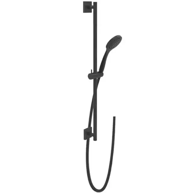 Gessi Rilievo Штанга в комплекте с душевой лейкой, шланг 1,50 м., цвет: nero XL