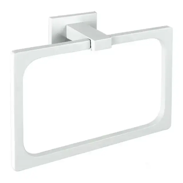 Colombo Look Полотенцедержатель кольцо 20х14см, цвет: белый матовый