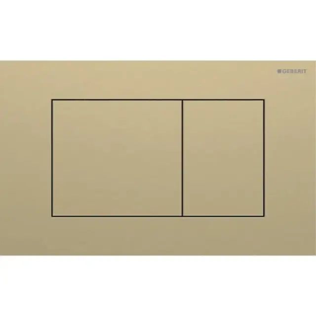 Geberit Sigma40 Клавиша для двойного смыва, квадратная: Латунь