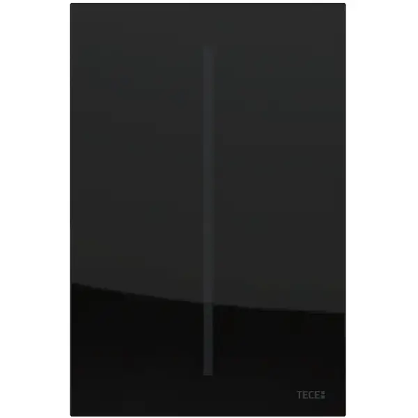 TECEfilo Панель  смыва  электронная для писсуара 100х150х7 мм, питание от батареи .стекло черное