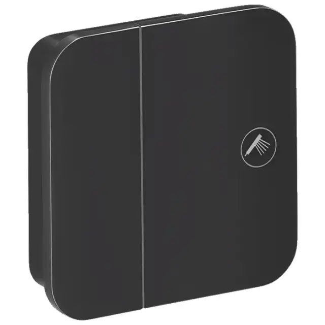 Axor One Запорный вентиль, встраиваемый, цвет: черный матовый