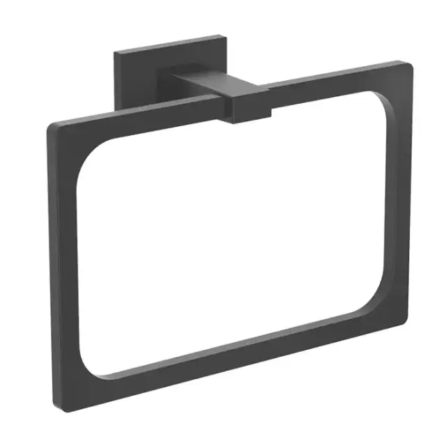 Colombo Look Полотенцедержатель кольцо 20х14см, цвет: PVD графит матовый