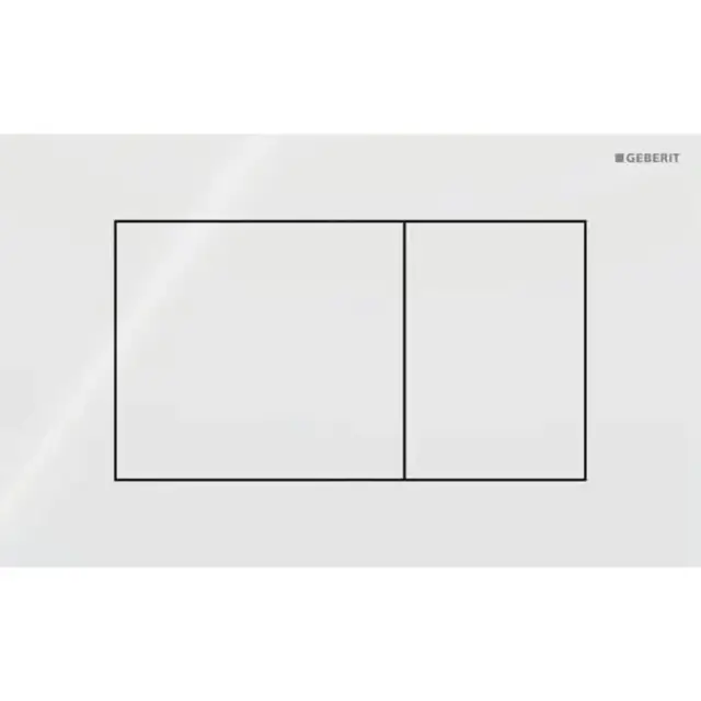 Geberit Sigma40 Клавиша для двойного смыва, квадратная: Белый